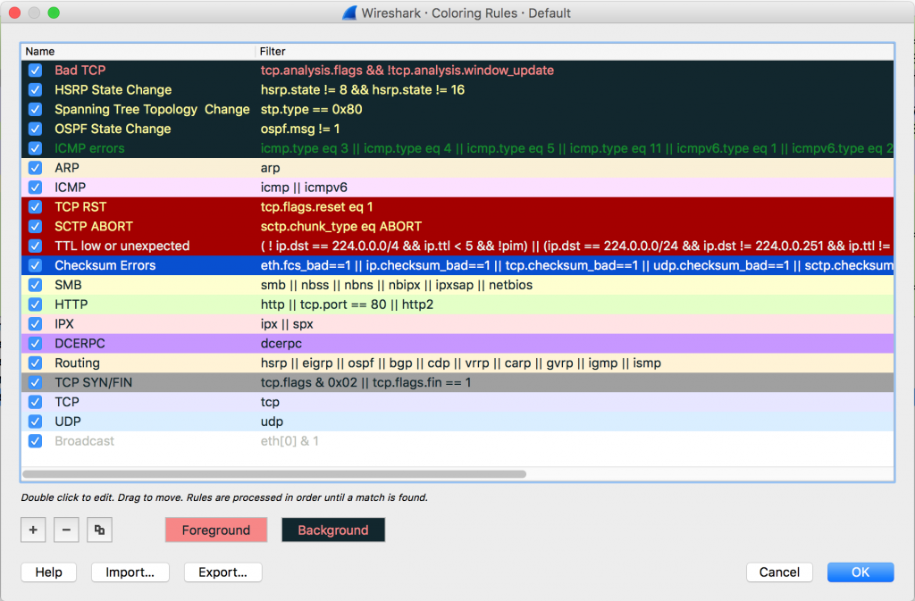 Removing Checksum Calculations in Wireshark - CellStream, Inc.