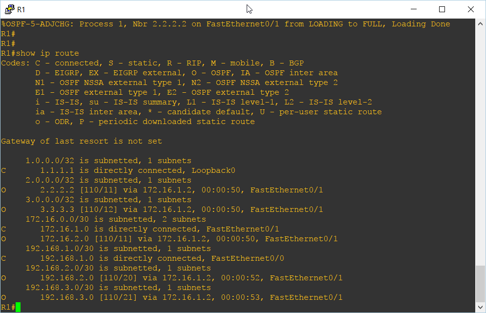 What is the Command in OSPF and BGP? CellStream, Inc.