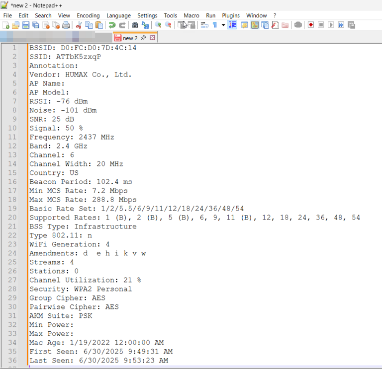 Capturing Wi-Fi Beacon Frames with WinFi - CellStream, Inc.