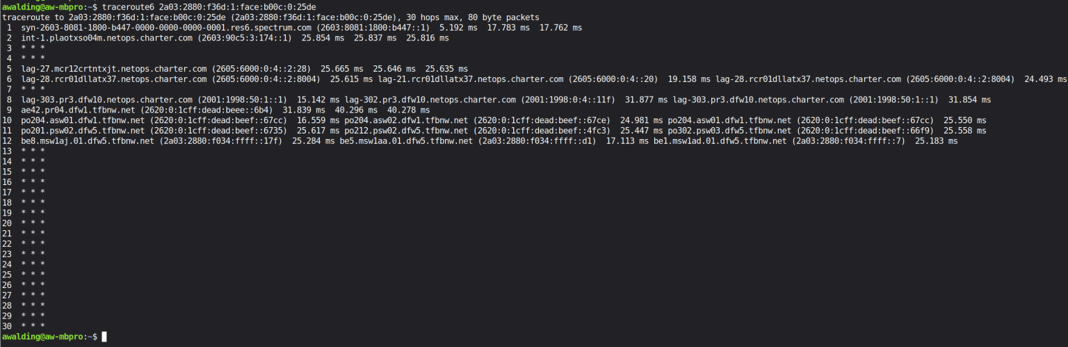 IPv6 Linux Command Line Examples - CellStream, Inc.
